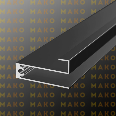 Профиль горизонтальный нижний MS225 Титан (A18)